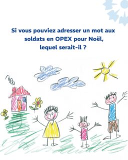 Pendant que nous célébrons Noël, ils veillent pour la paix.
&nbsp;

🎄 Noël résonne traditionnellement comme un moment paisible, chaleureux et familial. Pourtant, plus de 10 000 militaires français sont engagés en opérations extérieures, loin de leurs proches.

Fidèles à leur mission, engagés pour la paix et pour la France, souvent dans des conditions difficiles, nos soldats se mobilisent afin de permettre à d’autres de partager ces instants précieux ✨
&nbsp;
Alors en cette période de fin d’année, quel serait le message que vous souhaiteriez adresser à nos soldats en OPEX ? 📬 

#BleuetdeFrance #dessin #cadeau #Noel2025 #OPEX #militaire