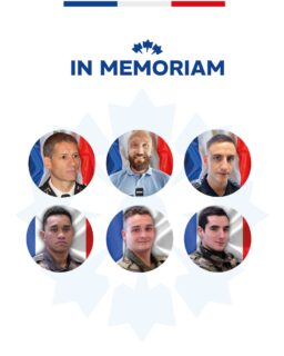 🕯️ [In Memoriam]

Le 22 décembre 2020, le lieutenant-colonel Cyrille Morel, le major Rémi Dupuis et le gendarme Arno Mavel sont tombés en héros lors d’une intervention de secours à Saint-Just, donnant leur vie pour sauver celle d’une innocente.

Le 28 décembre 2020, le maréchal des logis Tanerii Mauri, le chasseur de 1re classe Quentin Pauchet et le chasseur de 1re classe Dorian Issakhanian, tous du 1er Régiment de chasseurs, ont perdu la vie au cours d’une mission au Mali, dans le cadre de l’opération Barkhane. Leur engagement et leur bravoure illustrent le sens du devoir des soldats français.

Ces hommes ont incarné le courage, l’engagement et l’honneur. Leur souvenir demeure à jamais.
Le Bleuet de France rend hommage à ces héros et soutient ceux qui restent dans cette épreuve, en apportant l’aide nécessaire à leur reconstruction.