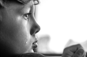 Un enfant qui pleure