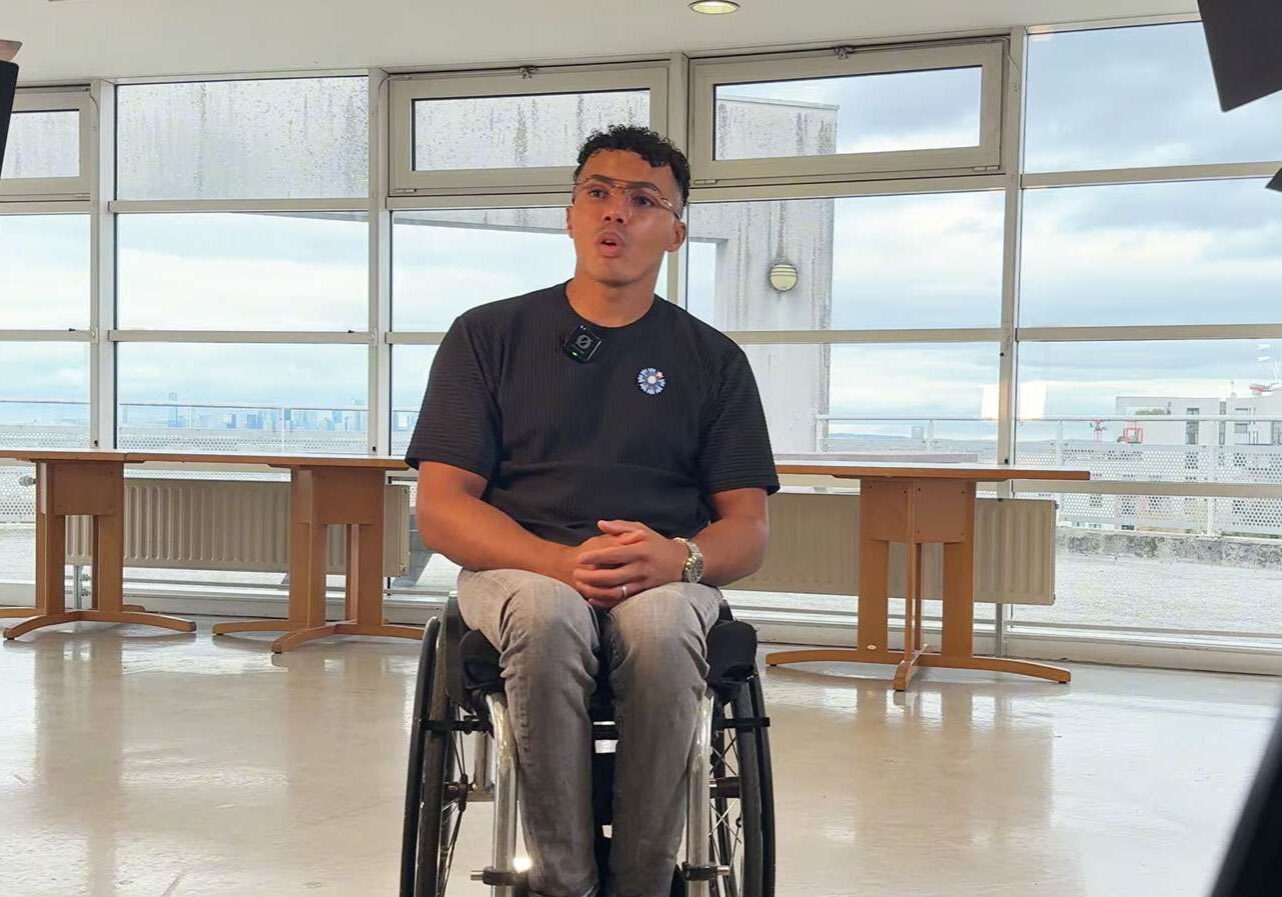 Sulaymân Khalef - Militaire blessé